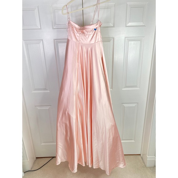 Mac Duggal BOW SWEETHEART STRAPLESS A LINE GOWN, Size 10, Blush Pink, #67995 - Picture 16 of 16